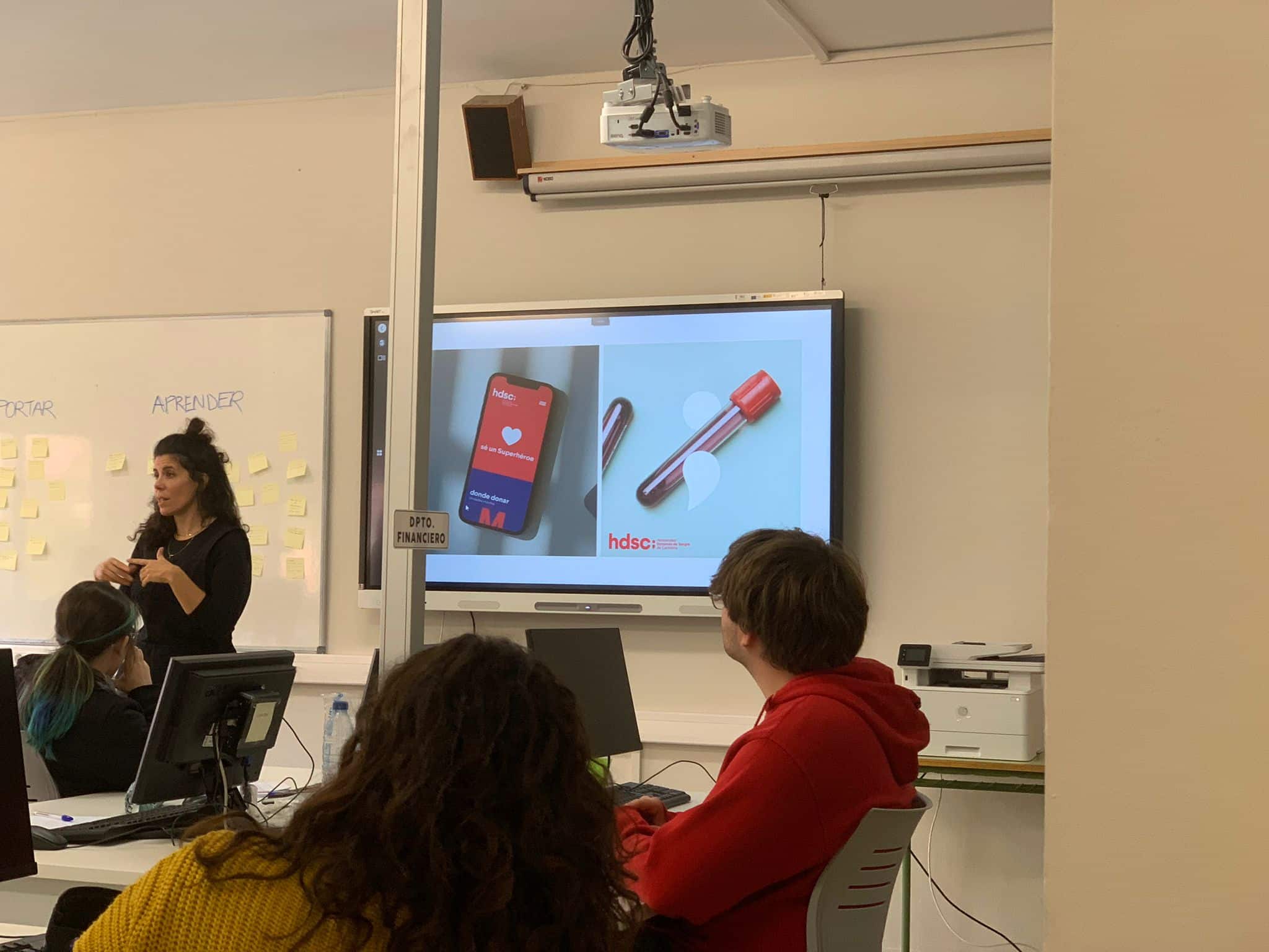 Clase de emprendimiento sostenible en Castro Urdiales